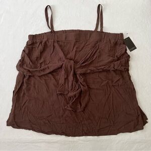 Eloquii Brown Top NWT
